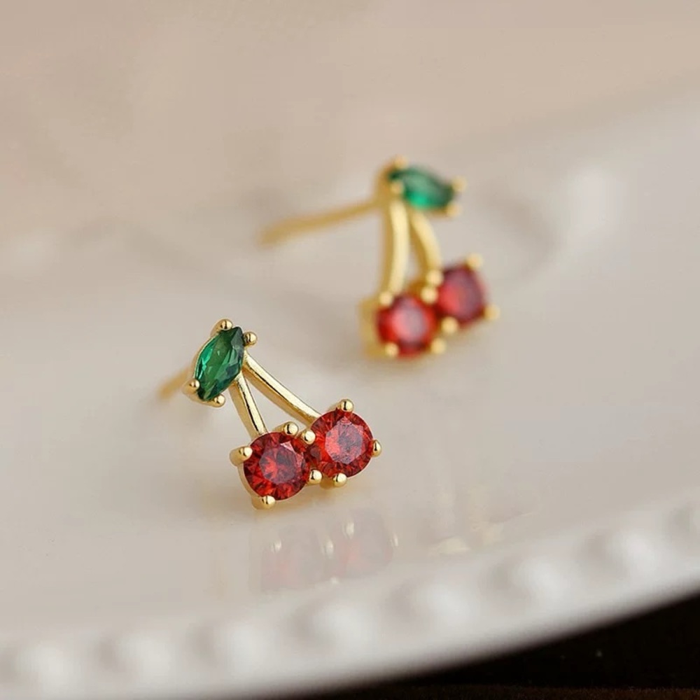 Kate Spade Cherie Cherry Drop Earrings Brand New - Picture 2 of 5